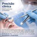CliniSmile Pro Kit para exame clínico Dental Profissional de Inox. espelho, sonda e pinça.