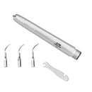 Aparelho de limpeza dental ultrassônico com 3 pontas, peça de mão com 2/4 furos para clareamento dental.