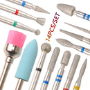 Kit 14 Brocas Diamantadas Odontológicas ProDent Sculpt Para Resina Acrílica Alta Precisão