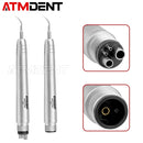 Aparelho de limpeza dental ultrassônico com 3 pontas, peça de mão com 2/4 furos para clareamento dental.