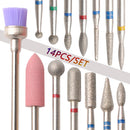 Kit 14 Brocas Diamantadas Odontológicas ProDent Sculpt Para Resina Acrílica Alta Precisão