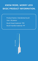 150 Unidades De Palito De Dente De Silicone Macio, Fio Dental e limpeza de aparelhos