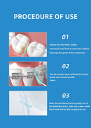 150 Unidades De Palito De Dente De Silicone Macio, Fio Dental e limpeza de aparelhos