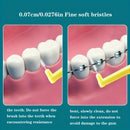 10PCS/Set Escova Interdental Tepe C/ Cabo - 0,45mm (10 unidades)