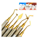 Kit 6 Espátulas para Restauração Resina Composta para cirurgião dentista
