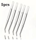 Kit 3 /5/ Pinça Clínica Para Algodão Aço Inox de uso clinico para Cirurgião Dentista
