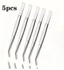 Kit 3 /5/ Pinça Clínica Para Algodão Aço Inox de uso clinico para Cirurgião Dentista